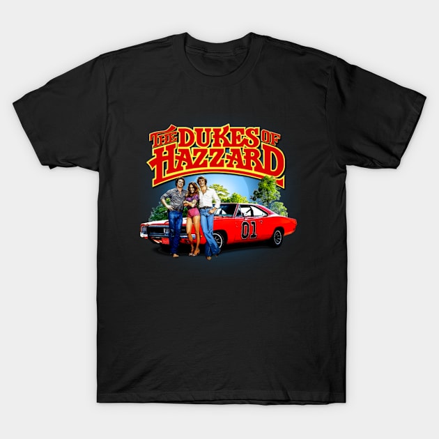 Dukes Of Hazzard Classic Car T-Shirt by anyone heart